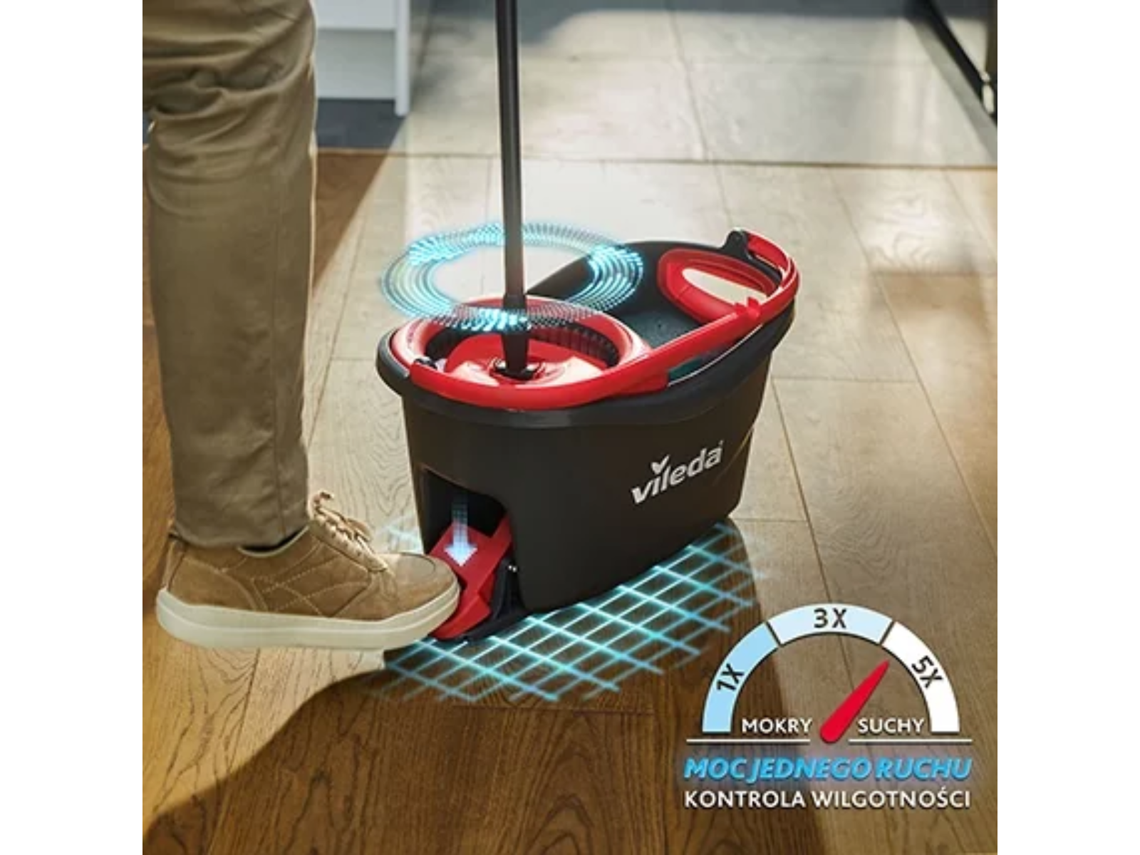 Mop obrotowy VILEDA TURBO 3w1 Mikrofibra wring 167751